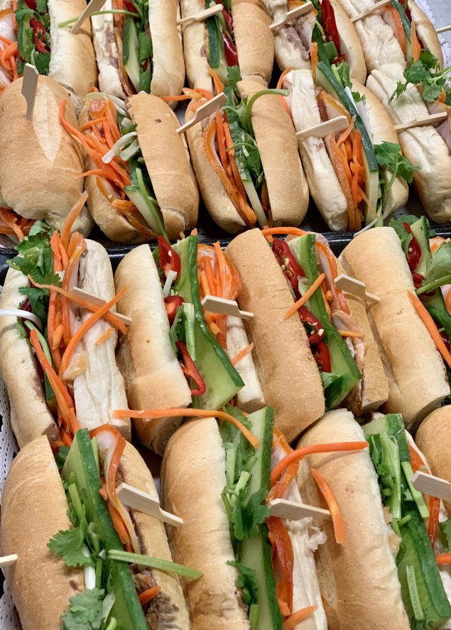 Mini Banh Mi Rolls