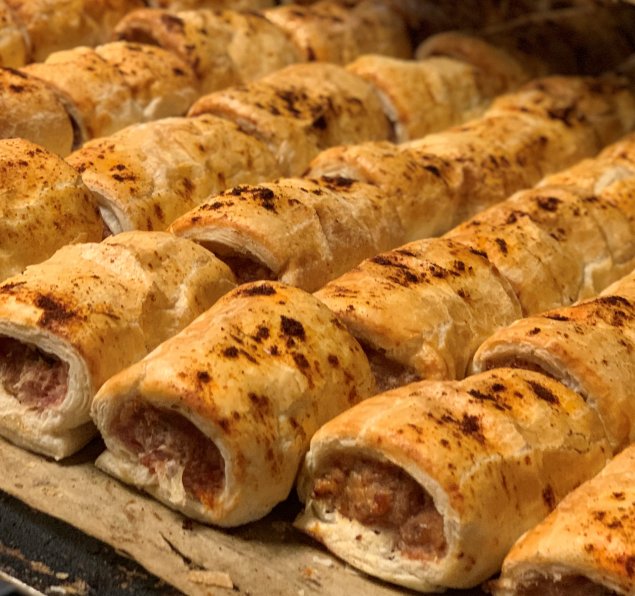 Party jalapeno bacon cheese sausage roll