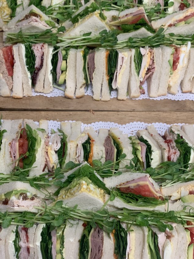 Gourmet White Sandwiches