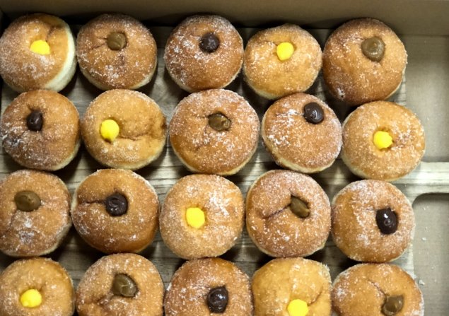 Mini filled donuts