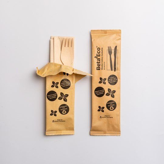 Knife, Fork & Napkin Set