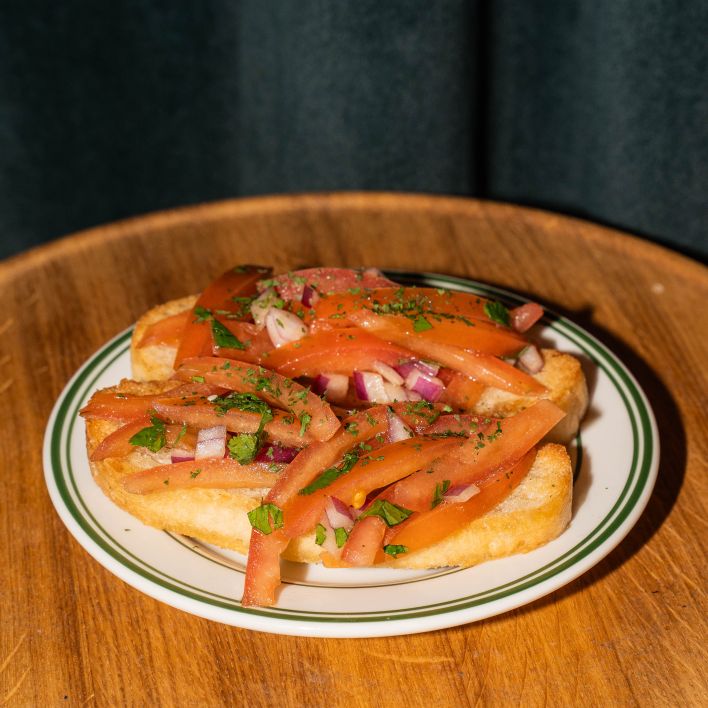 Tomato Bruschetta with Black Vinegar