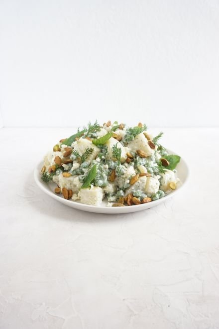 Potato, Pea & Mint Salad