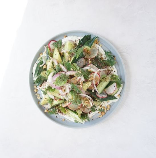 Smacked Cucumber Salad