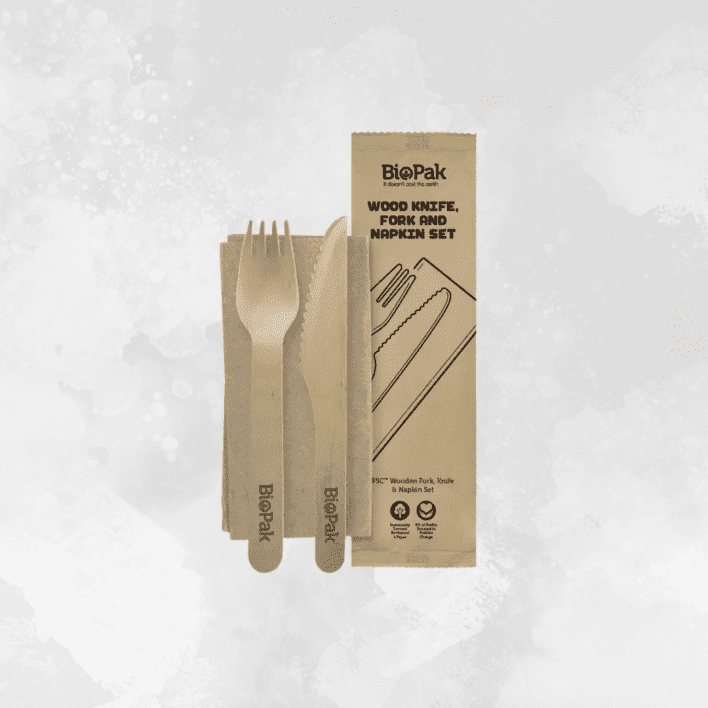 Wooden Cutlery Pack