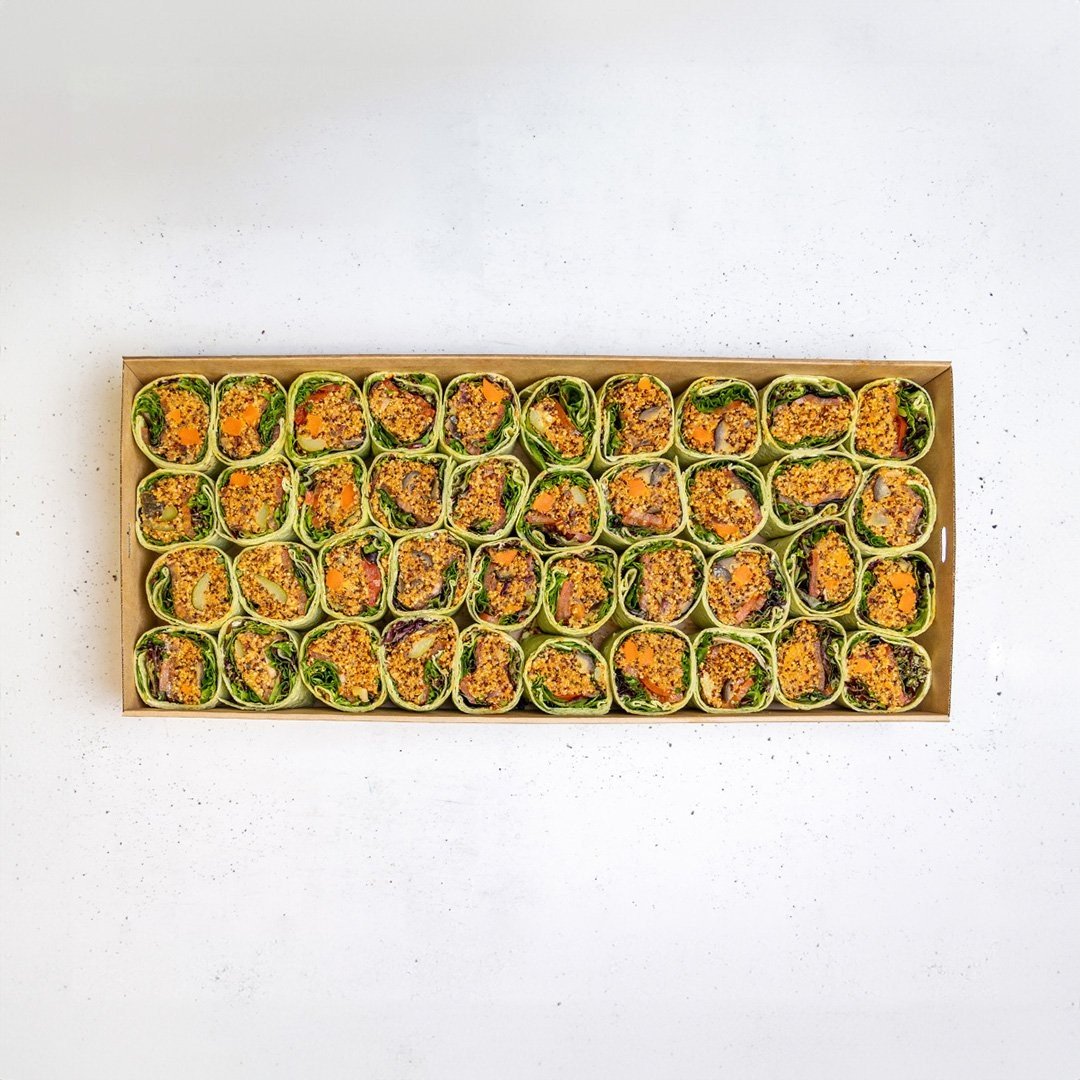 Tandoori Vegetable Wrap Platter (40 pieces)