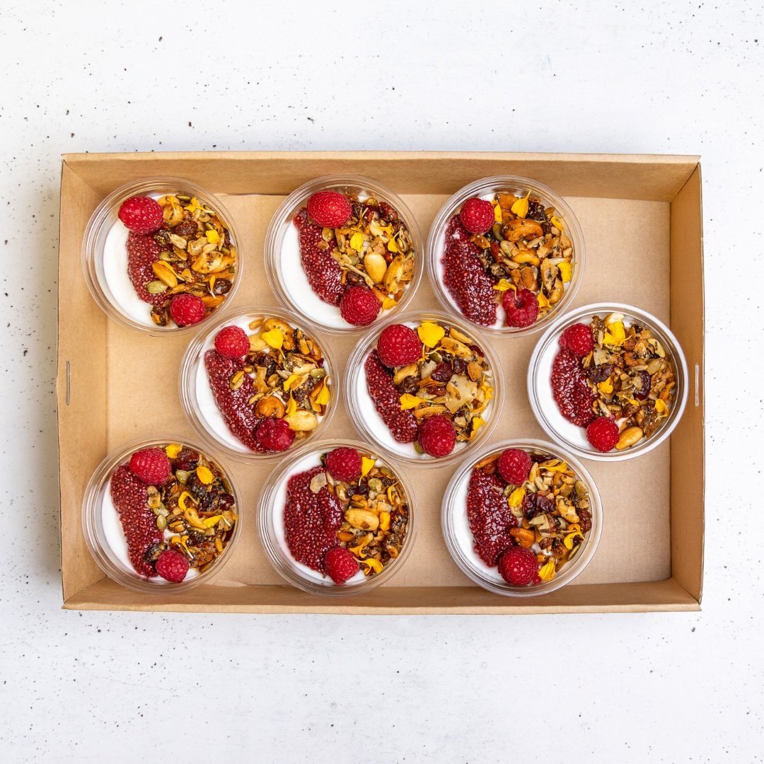Greek Yoghurt Raspberry Pot