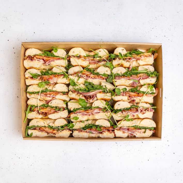 Spicy Bacon Mini Bagel