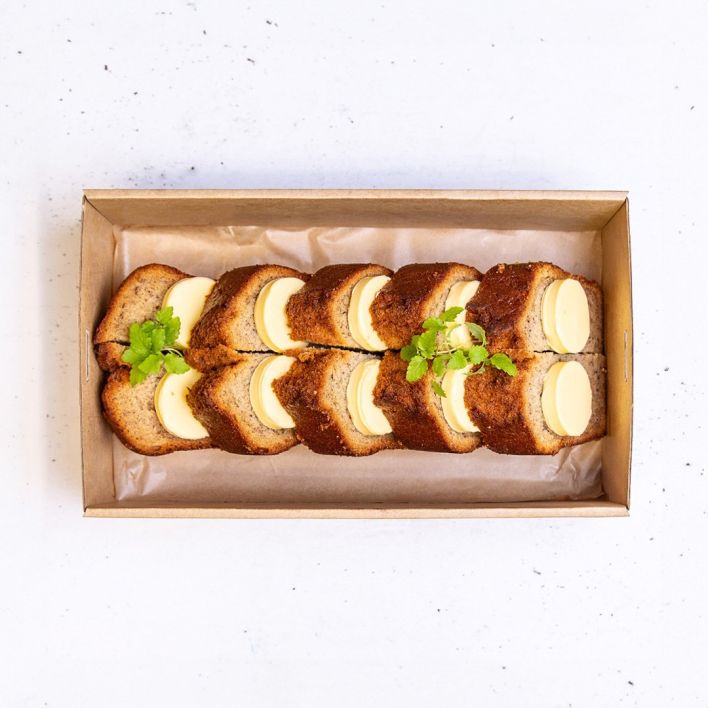 Banana Bread, Wattleseed Butter