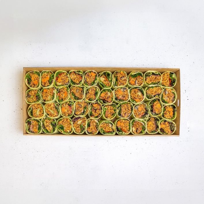 Tandoori Vegetable Wrap Platter - 40 pieces