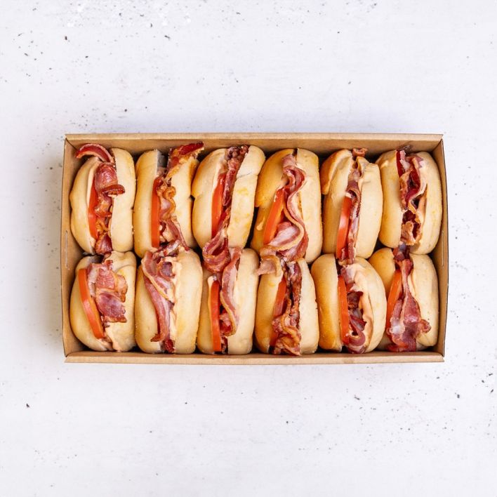 Spicy Bacon Mini Bagel