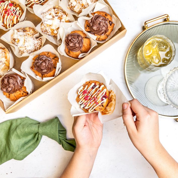Chef's selection of assorted house baked muffins