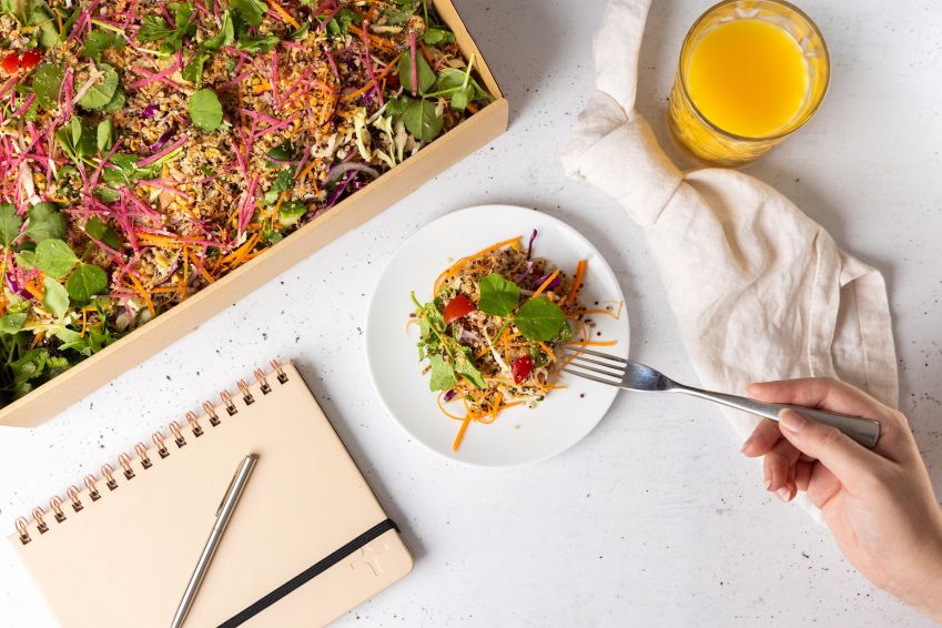 Boxed Thai Quinoa Salad Share Bowl