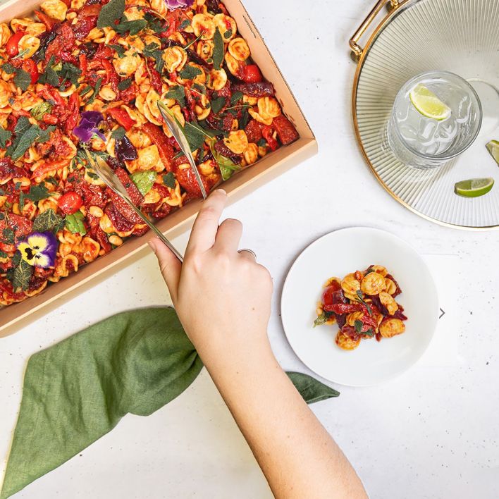 Boxed Orrecchiette Salad Share Bowl
