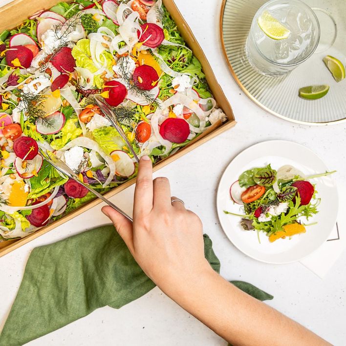 House Green Leaf Salad Share Bow