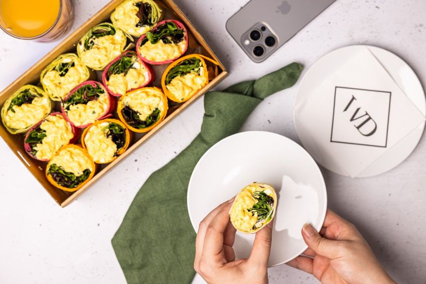 Egg Salad Wrap Platter