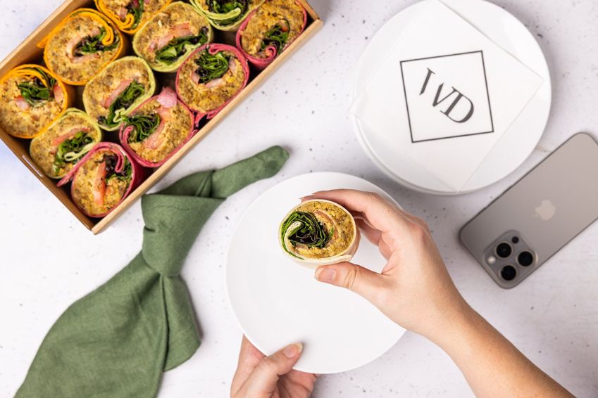Falafel Salad Wrap Platter 
