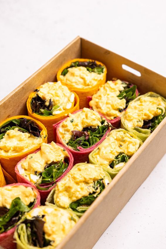 Egg Salad Wrap Platter