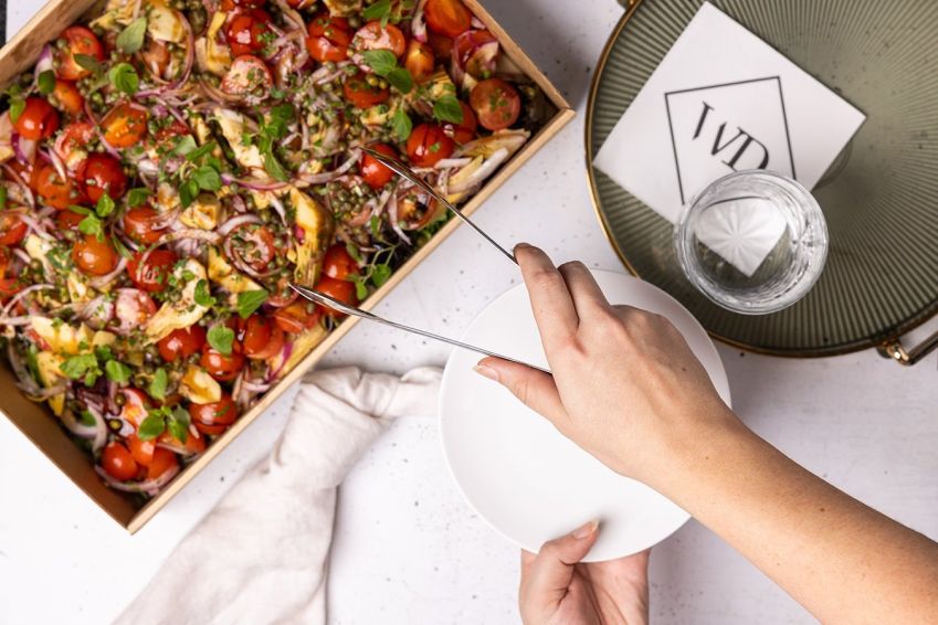 Cherry Vine Tomatoes & Artichoke Salad - Share Bowl  