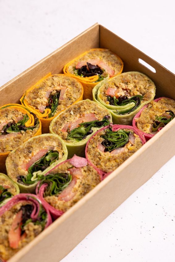 Falafel Salad Wrap Platter 
