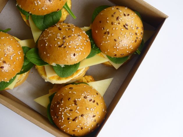 Breakfast Sliders Egg & Cheese