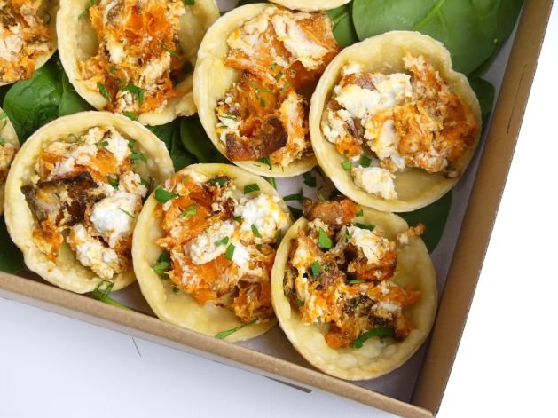 Pumpkin & Feta Tarts
