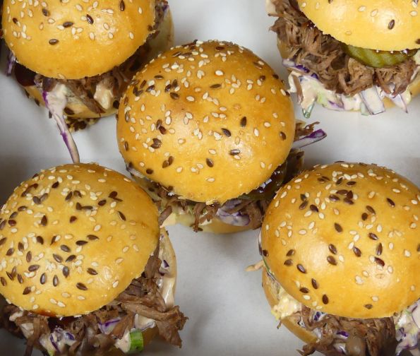 Pulled Beef BBQ Sliders
