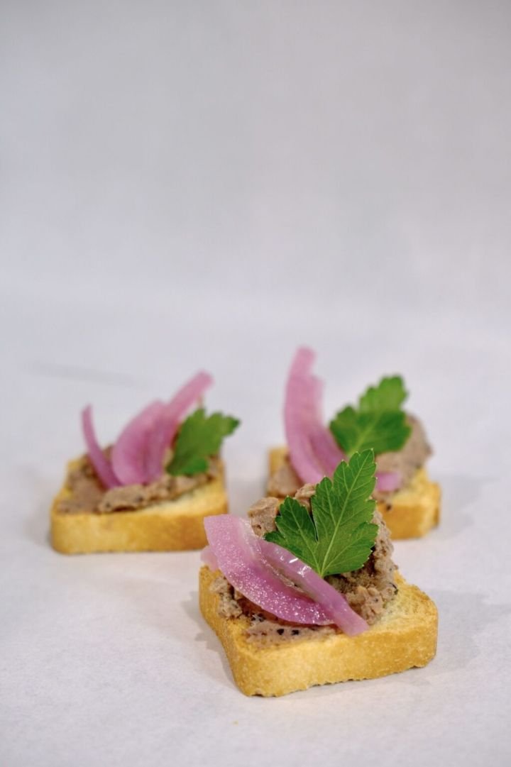 Mini Toast Canapes 